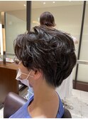 ハンサムショート×パーマ◎30代40代50代