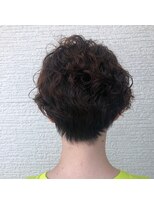 ヘアーサロン ナナン(Hair Salon nanan) すっきりベリーショート！くるくるカーリーヘアで秋らしく