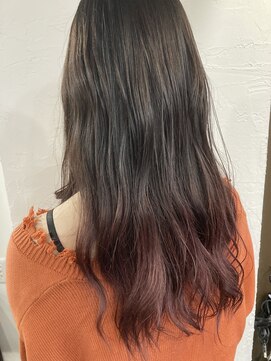 マイレ(maile) Wグラデーションカラー　レッドバイオレット