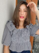 ルービック バランス 天王寺(Rubik's×Balance)&nbsp;大人可愛いくびれミディ（かきあげグレージュカラー）