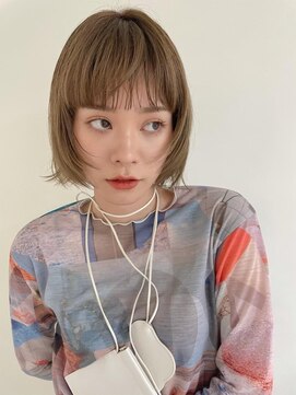 ネイビー チャムズ 久留米(NAVY chums) 久留米【NAVY】顔まわりレイヤーボブ