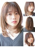 髪質改善【さらっと似合わせレイヤーカット】艶カラー《京佳》
