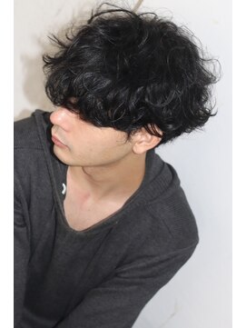 ブークル(boucle) 前髪長めのゆるめパーマ!