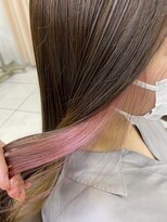 スタイルクリエイター 牛久店(Style Creator)&nbsp;インナーカラー　ピンクレッド