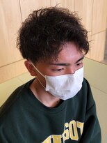 ニアウ 伊勢崎連取店(Niau)&nbsp;ツイストスパイラルパーママッシュメンズパーマ波巻きパーマ