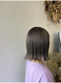 ・ブリーチ後チェンジカラーアッシュグレー・