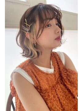 アヴァンス アリオ鳳店(AVANCE) インナーカラー×ボブ