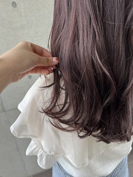アチーブ ヘア デザイン(achieve hair design) 春ピンクカラー20代30代艶カラーるふわみなみウェーブ