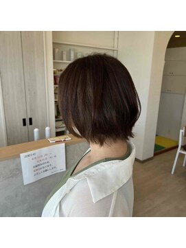 トリップ ヘアメイク 東山店(trip) ちょっぴりガーリーチなショートボブ