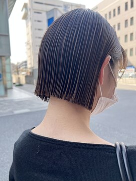 オーガニック アトリエ 大宮(organic+atelier) 20代30代40代ミニボブショコラアッシュ透明感小顔ブリーチなし