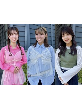 実力派スタイリストがトレンドと似合わせを押さえたスタイルをご提案させていただきます。