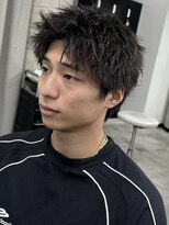 イーラ(era) スパイキーショートパーマ/メンズ/刈り上げ/眉毛/ツイスト