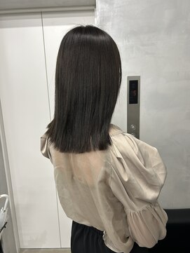 エレノア スパ アンド トリートメント 大宮西口(Eleanor spa&treatment) 髪質改善/ミディアムボブ/オリーブグレージュ