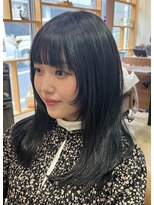 アトリエニューヨーク 三ノ輪店(Atelier NEWYORK)&nbsp;艶々カラー　顔周りレイヤースタイル