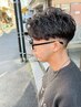 【SNSで話題沸騰】カット＋ニュアンスパーマorフェザーパーマ￥9900［MEN'S］