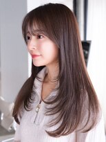 エインアンリー 明治神宮前(AIN.ANLY.)&nbsp;☆イメチェン外ハネボブパーマ美髪ワイドバングインナーカラー