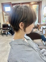ラポール(Rappor) フェザーショート/丸みショート/マロンベージュ/40代50代60代
