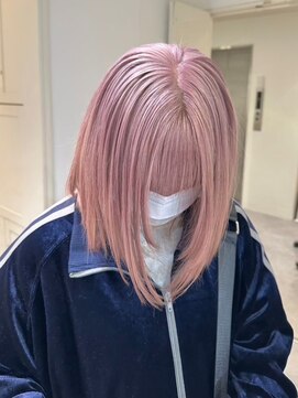 ベレーザ 渋谷神南(Beleza) 14155ラベンダーミルクティーグラデーションレイヤーボブ