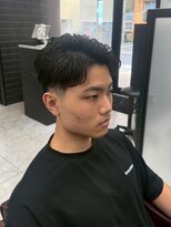 ソレイユ バイ アルフレッド(SOLEIL by alfRed)&nbsp;ツーブロック　刈り上げ　アップバング　ビジネス　ショート