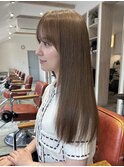 ブリーチなしベージュカラー
