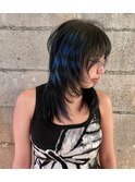 【Haco+】Shiho_セクションカラー_ハッシュカット