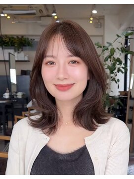 コート 表参道(Cote) ひし形レイヤー/レイヤーボブ／ワンカール／骨格補正／ブラウン