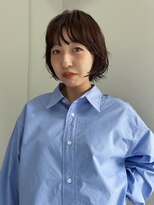 ヤント(yant)&nbsp;ニュアンスパーマボブ×ニュートラルベージュ