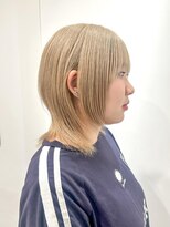 ノブレス(NOBLESSE)&nbsp;ハイトーンベージュ/ウルフカット