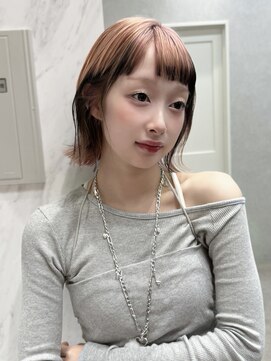 ロンド レア 天神大名店(Lond Le’a) 黒髪カタログ/オリーブグレー/ココアベージュ/小顔に見せるヘア