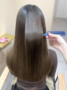 髪質改善トリートメント/美髪矯正/縮毛矯正/ミディアムヘア