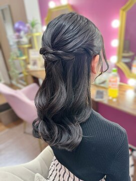 スパークル(SPARKLE-) ハーフアップ