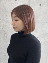 ジゼル 前橋(Giselle)&nbsp;ヘイリーボブ×コーラルオレンジカラー