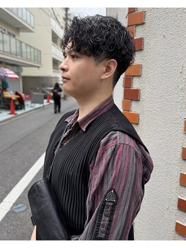 オムファミーユラグ(homme, famille raugh) 波巻きスパイラル