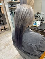 テーラヘアー 袖ヶ浦2号店(TELA HAIR)&nbsp;クラゲスタイル×グレージュ&ヴァイオレット