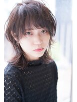 トップシェイプ(TOP SHAPE) エアリーショートウルフレイヤー小顔効果