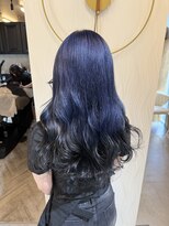 ルミエール(Lumiere) ネイビーデザイングラデーション「ロングスタイル」