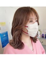 ロッカヘアエジェ(ROCCA hair eje.) 暗めカラー柔らかブラウンミディアム