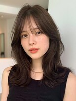 フレイムス ヘアアンドリラックス 大宮東口店(Frames)&nbsp;大人可愛いロングヘア20代30代40代◎前髪ありくびレイヤー大宮