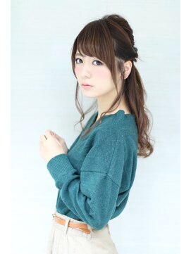 オーロ 武庫之荘店(ORO) 夏のルーズなナチュラルハーフアップ