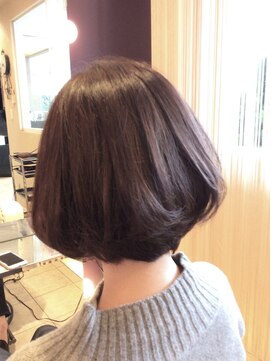 ステラプレミアム(Steller PREMIUM) 『PREMIUM』透け感バツグン☆ラベンダーグレージュ　 ボブ編