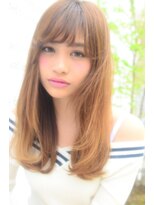 NINEazabu  フェザーロブ☆ダークベージュ