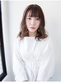 アンジュヘアー 大人かわいい無造作スタイル