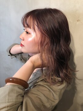 アナザーワールド(ANOTHER WORLD) イヤリングカラー/インナーカラー/ラベージュ【渡辺まみ】