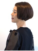 えがお美容室&nbsp;【えがお美容室】30代40代にオススメ☆モード漂うショートボブ