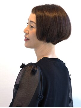 えがお美容室 【えがお美容室】30代40代にオススメ☆モード漂うショートボブ