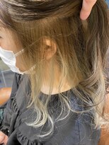 ヘアーサロン キー(Key) 大人可愛いナチュラルインナーカラー♪ミルクティーベージュ