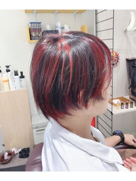 ストーリー(story) 赤メッシュ