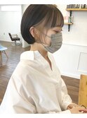 フェイスフレーミング×ミニボブでお洒落♪