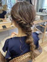 ビーピージェイズ 目黒店(BPJ’S) 編みおろしアレンジ