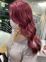 ヘアーアンドメイク ビス(HAIR&MAKE bis)&nbsp;ブリーチ1回～でもできる！ピンクカラー【加藤沙久楽】